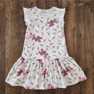 MonnaLisa Girls Floral Dress Size 8